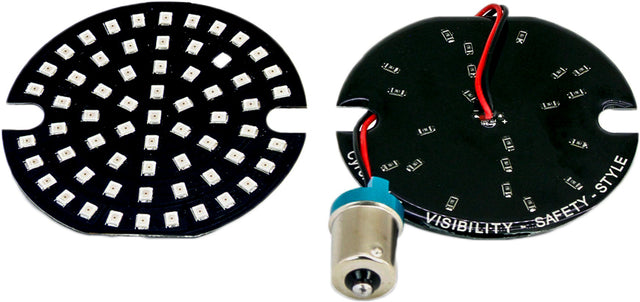 CYRON AC1156PFR LED Turn Signal Inserts - 3 Inch 1156 Red for Automotive Turn Signal Lights