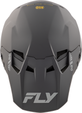 Fly Racing Youth Formula CC Objective Helmet Matte Black/Grey with Impact Absorption and Ventilation for Motorcycle and ATV Riders