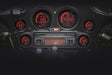 KOSO HD 02 Series Gauge Kit with Black Bezel for Harley-Davidson FLHTC and FLHTCU Models