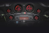 KOSO HD 02 Series Gauge Kit with Black Bezel for Harley-Davidson FLHTC and FLHTCU Models