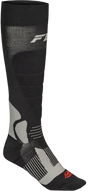 Fly Racing 350-0570S Snow Heavyweight Wool Sock for Motorcycle and Snowmobile Riding - Black, Small/Medium