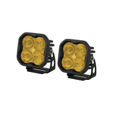 Stage Series 3" Yellow Sport LED Pods (Pair) | Diode Dynamics