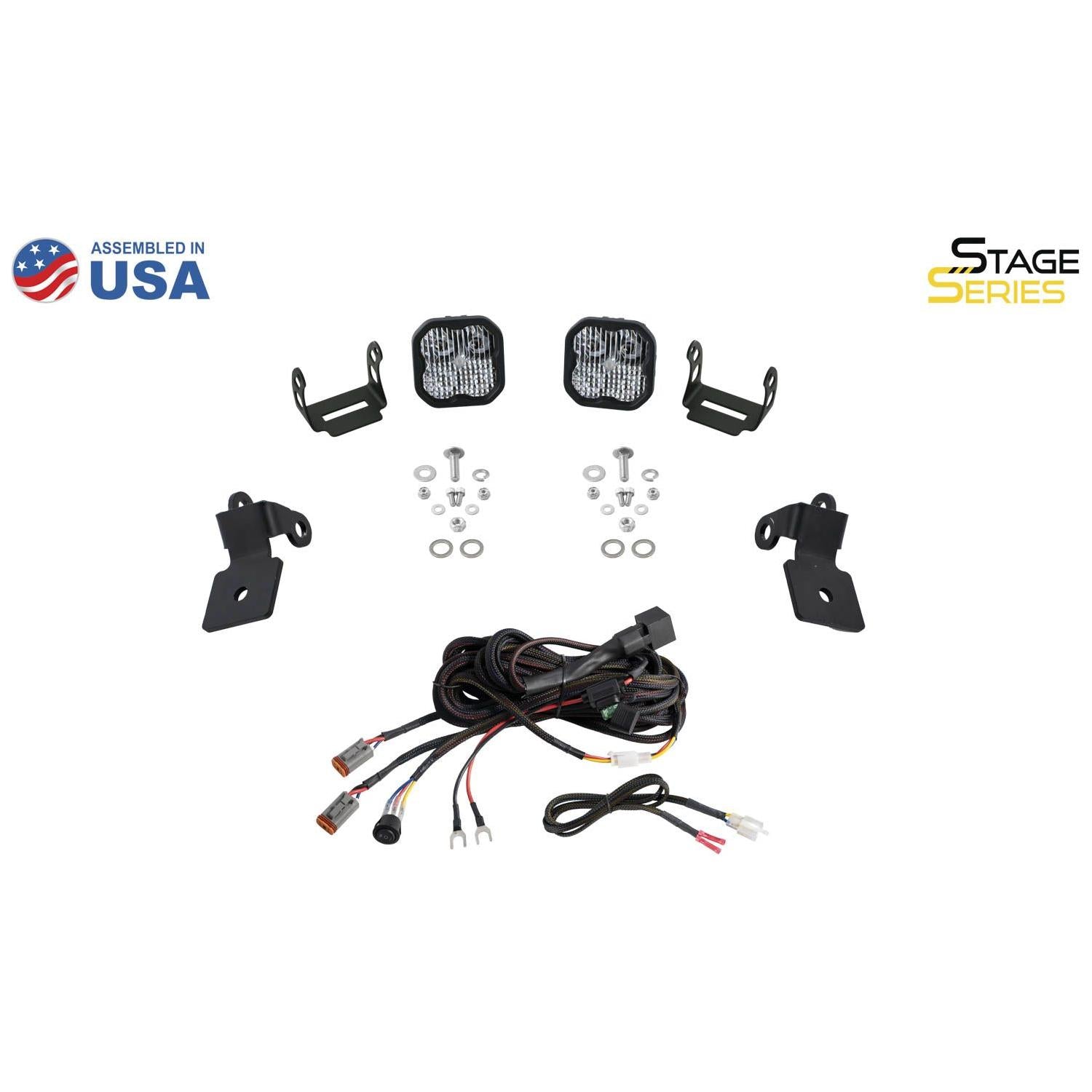 Polaris RZR Pro / Turbo R Stage Series A-Pillar Pod Kit | Diode Dynamics