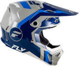 Fly Racing Formula CP Seal Helmet Navy/Blue/Grey XS – Lightweight Youth Motorcycle Helmet with Impact Absorption and Ventilation for Off-Road and Street Riding