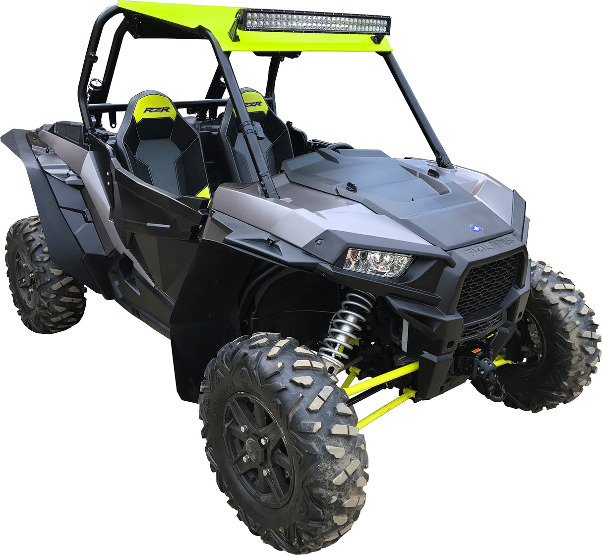 SPIKE Over Fenders Set (4) for Polaris RZR 1000/900 - Black Polyethylene Fender Flares