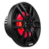 DS18 NXL Series 6.5-inch Coaxial Marine Speakers with RGB LED Lighting – Ideal for Boats and Powersports Vehicles