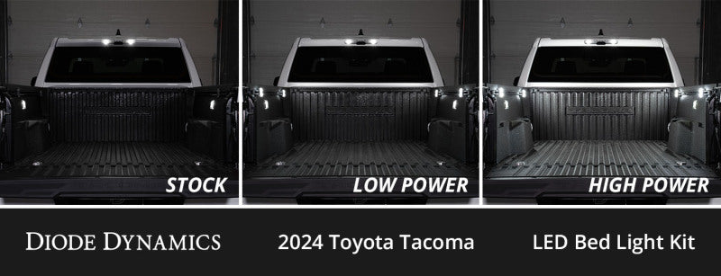 Diode Dynamics Stage Series LED Bed Light Kit for Toyota Tacoma- White Diffused