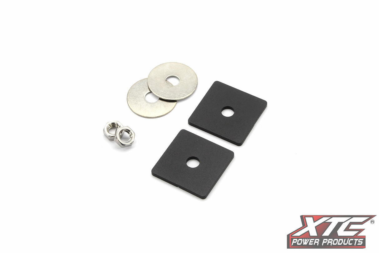 XTC Power Products SIX12 Flat Mount Kit for Side View Mirrors with 3/8 Inch Stud – Fits Polaris XPEDITION, Ranger, Can-Am Defender UTVs