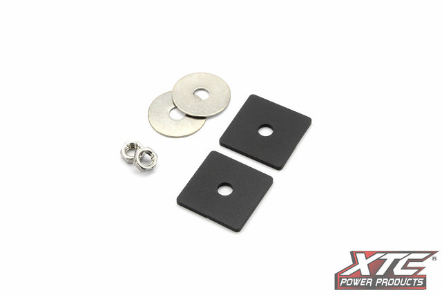 XTC Power Products SIX12 Flat Mount Kit for Side View Mirrors with 3/8 Inch Stud – Fits Polaris XPEDITION, Ranger, Can-Am Defender UTVs
