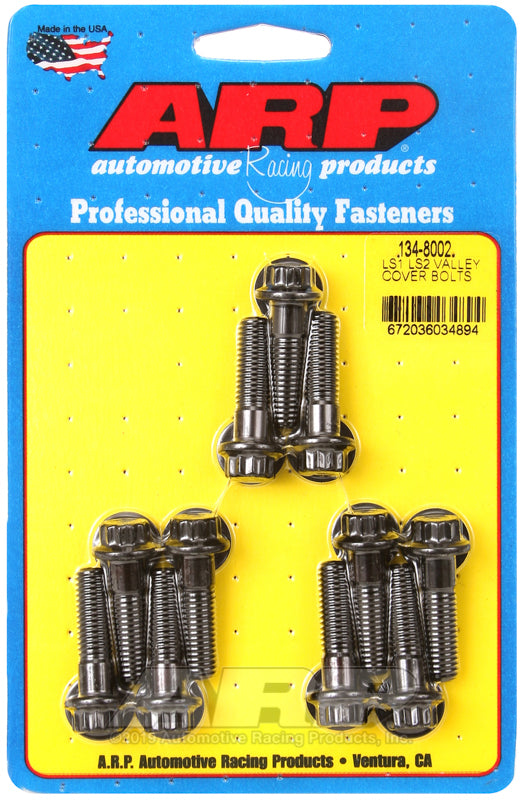 ARP LS1 LS2 12pt Valley Cover Bolt Kit - Vehicle Fitment for LS Engine Applications