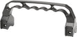 AXIA MODHNDL-BK Billet Aluminum Grab Handle with 2 Clamp Mounts – Fits Jeep Wrangler, Toyota Tacoma, Ford Ranger