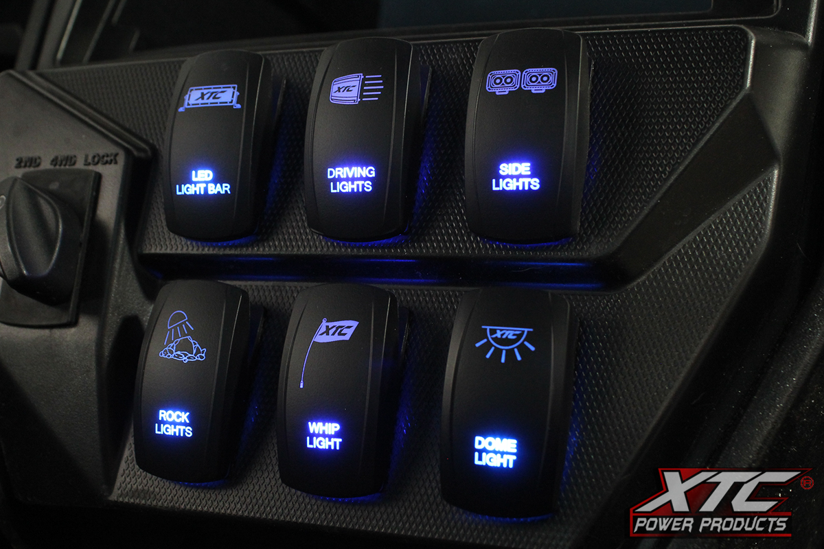 XTC Power Products Plug N Play Power Control System with 6 Switches for Chevrolet Silverado 1500, Ford F-150, Ram 1500, and GMC Sierra 1500