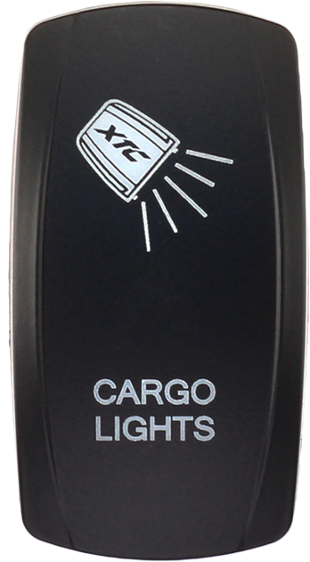 XTC Power Products SW00-00138042 Dash Switch Rocker for Cargo Lights - Compatible with Toyota Tacoma 2005-2023, Ford F-150 2004-2023, Jeep Wrangler 2007-2023