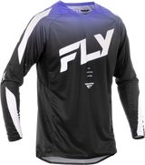 Fly Racing Evolution DST Jersey Black/White/Purple for Mountain Biking and Cycling, XL