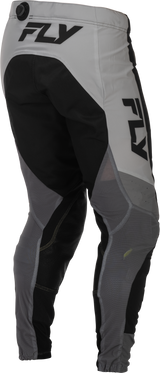 Fly Racing Youth Lite Pants Grey/Black Size 26 for Motocross and Off-Road Bikes