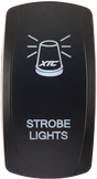 XTC Power Products SW00-00106021 Dash Switch Rocker Face Strobe Light for Jeep, Truck, and SUV