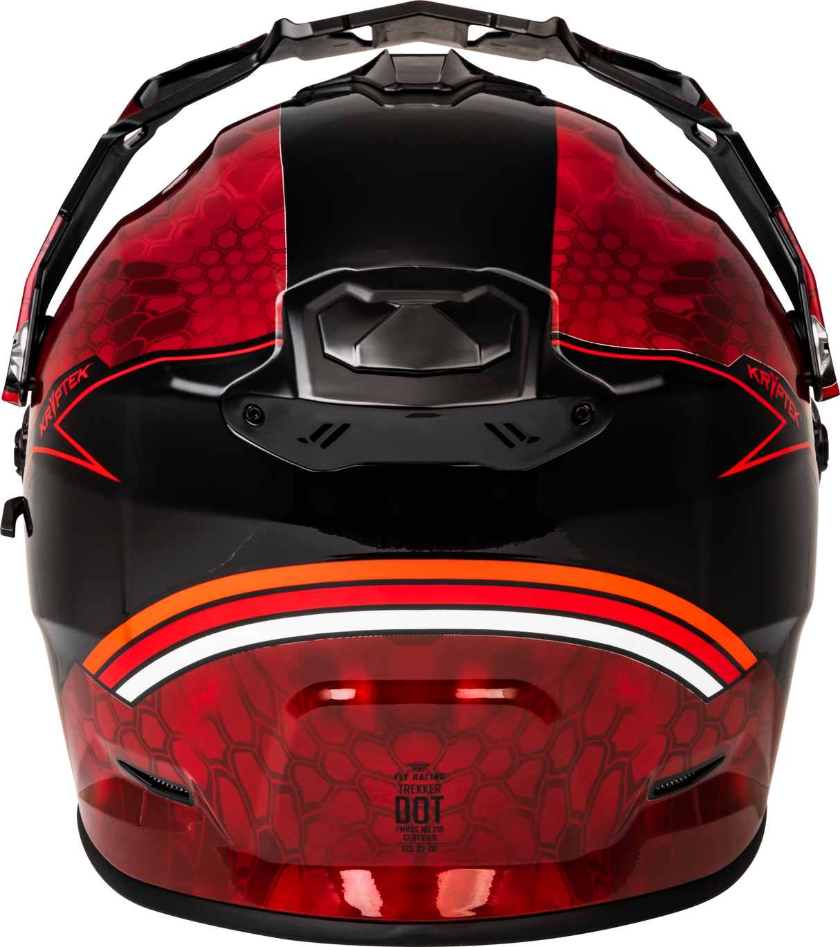Fly Racing Trekker CW Conceal Helmet with Electric Shield - Red and Black for ATV and Off-Road Vehicles