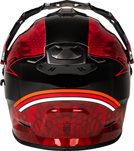 Fly Racing Trekker CW Conceal Helmet with Electric Shield - Large, Red/Black for ATV, Motorcycle, and Off-Road Vehicles