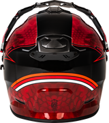 Fly Racing Trekker CW Conceal Helmet with Electric Shield – Red and Black for XL Motorcycles