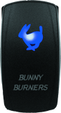 DragonFire Racing Lighted Switch Bunny Burner On/Off Blue - Part #521389