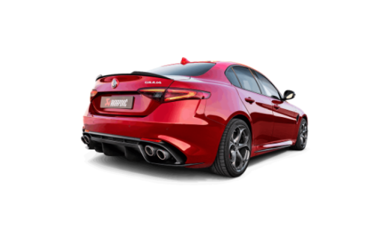 Akrapovic Evolution Line Cat Back Exhaust for 2017-2019 Alfa Romeo Giulia Quadrifoglio – Titanium