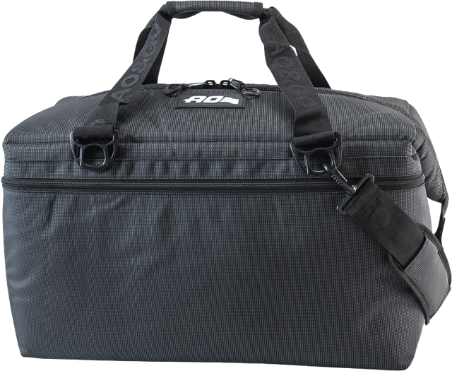 AO Coolers 48 Pack Ballistic Black/Charcoal - Rugged Outdoor Cooler for Jeep, Truck, SUV, ATV, and Off-Road Vehicles