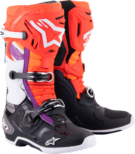 Alpinestars Tech 10 Offroad Motorcycle Boots US Size 14 - Performance and Protection for Motocross and Off-Road Riders