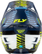 Fly Racing Youth Formula CP Slice Helmet Navy/Hi Vis/White - Size Youth Fit for Off-Road & Motocross