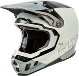 Fly Racing Youth Formula CC Glide Helmet in Grey, Light Grey & Black – Perfect for ATV, MX, Off-Road, Motocross, and Dirt Bike Riding