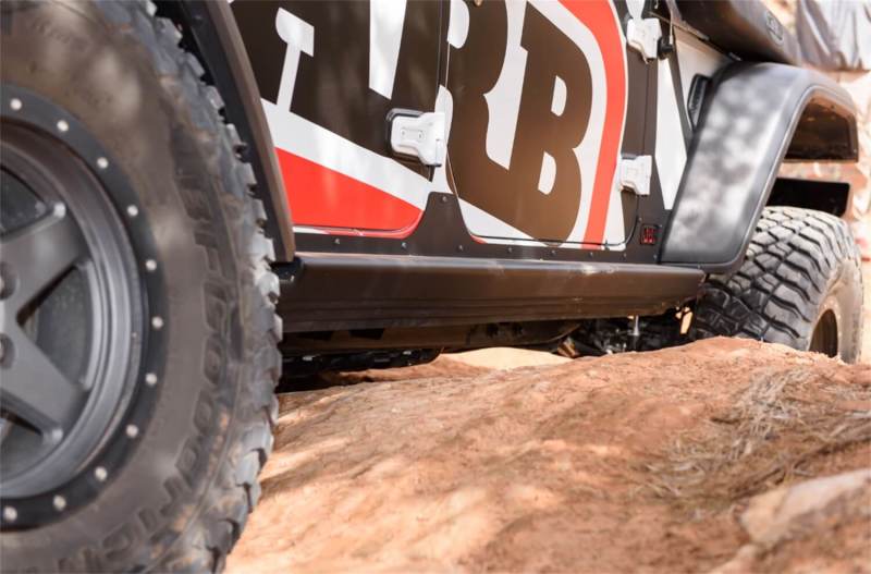 ARB R/T/Rail Rock Sliders for Jeep Wrangler JL 4-Door - Durable Steel Protection
