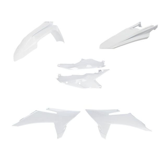 Acerbis 2025 KTM 125-450 SX/SX-F/XC/XC-F Plastic Kit - White for Off-Road Motorcycles
