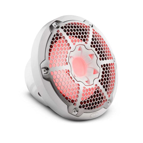 DS18 NXL-10SUB/WH 10-Inch Subwoofer with Enclosure - 300 Watts RMS, 4 Ohm Single Voice Coil, White for Powersports Vehicles