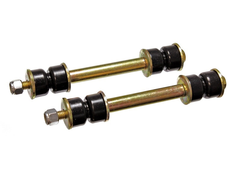 Energy Suspension Universal 3 9/16 Inch Front Black Sway Bar End Links for 2001-2004 Ford Mustang