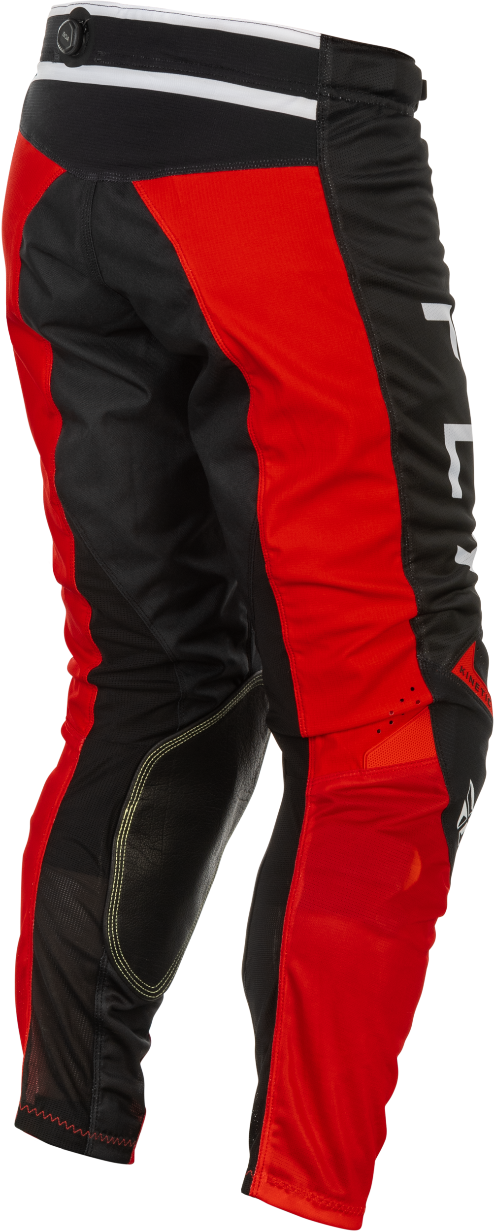Fly Racing Kinetic Mesh Center Pants for Offroad - US 38, Black/White/Red