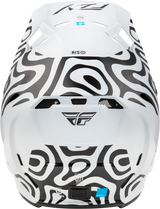 Fly Racing Formula S Carbon Abyss Helmet for Motocross and Off-Road - Large, White/Black