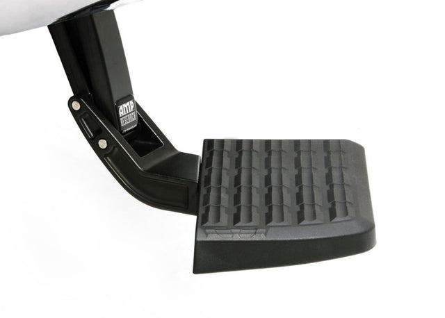 AMP Research 75315-01A BedStep for 2015-2017 GMC Sierra 2500/3500 – Black Retractable Rear Bumper Access Step
