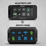 XK GLOW XK-CMD-KIT Xkcommand Switch Panel - 8 Channel LED Controller for Automotive Lighting
