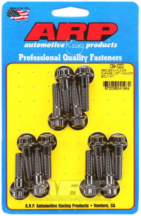 ARP SBC/GENIII LS 3/8 Flange 12pt Header Bolt Kit - Vehicle Fitment for LS Engines