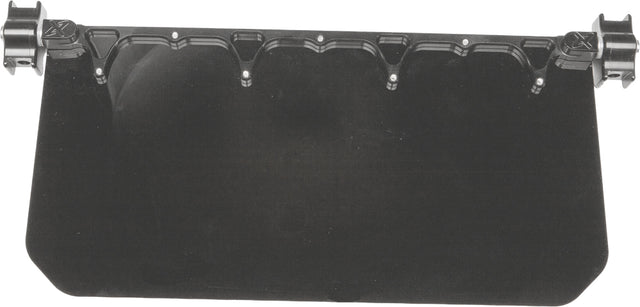 AXIA 12-inch Sun Visor Solid Black with 2 Clamp Mounts for Select Vehicles