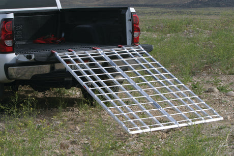 OPEN TRAIL Aluminum Bi-Fold Ramp 1200 lbs Capacity - 70" x 48" for ATV, UTV, and Side-by-Sides