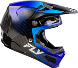 Fly Racing Formula S Carbon Protocol Helmet Black/Blue for Off-Road and Motocross Vehicles