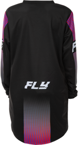 Fly Racing Youth F 16 Jersey Black/Red/Purple for Motocross and Off-Road Vehicles