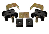 Energy Suspension Transmission Mounts for GMC K25 Suburban 1977-1984 - Black Polyurethane Part 3.1106G