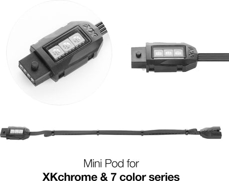 XK GLOW XK-4P-P RGB LED Pod for Jeep Wrangler, Dodge Ram, Ford F-150