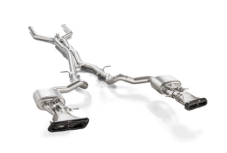 Akrapovic Evolution Line Titanium Cat Back Exhaust for 2018 Mercedes Benz E63 (W213) – No Tips