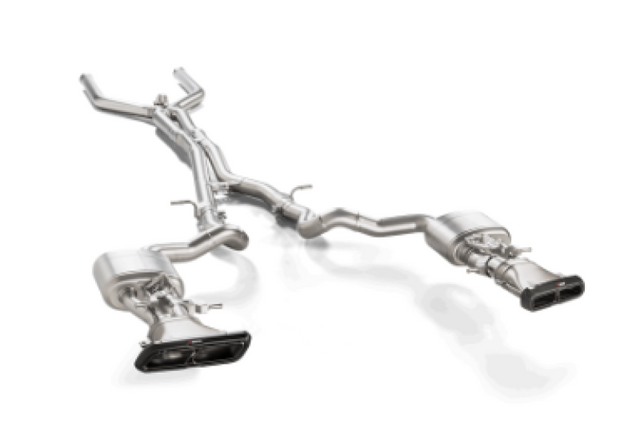 Akrapovic Evolution Line Titanium Cat Back Exhaust for 2018 Mercedes Benz E63 (W213) – No Tips