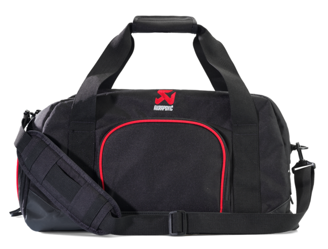 Akrapovic Part 802122 Ogio Duffel Bag – Black with Red Details for Automotive Gear
