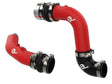 aFe BladeRunner Aluminum Hot & Cold Charge Pipe Kit for Ford F250/F350 Super Duty V8-6.7L (2023-2025) - Red
