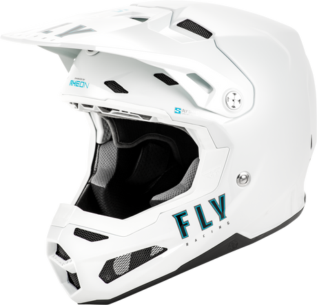 Fly Racing Formula S Carbon Solid Helmet White - XS for Motocross and Off-Road Vehicles