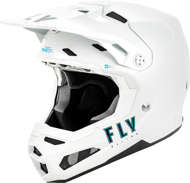 Fly Racing Formula S Carbon Solid Helmet for ATV, MX, and Off-Road — White, XL - Model 73-4494X